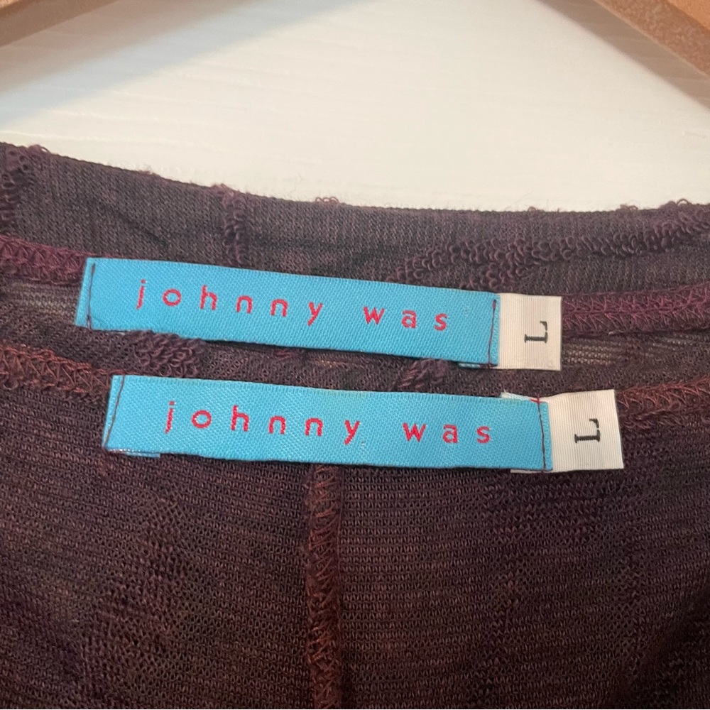 Johnny Was Deep Purple Cardigan & Tank Top Set - Picture 4 of 11